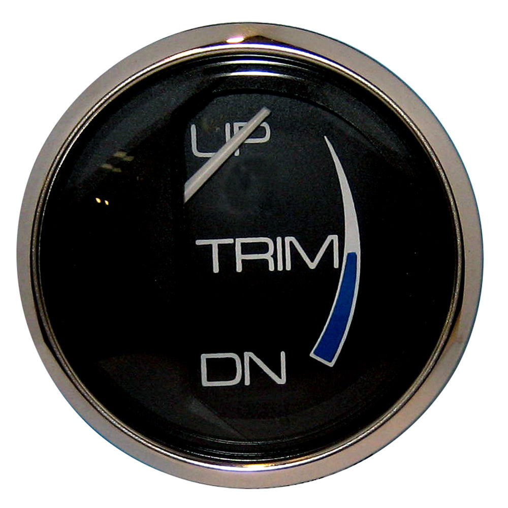 Faria Chesapeake Black 2 Water Temperature Gauge (100-250F) [13704