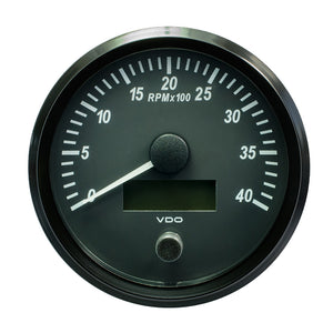 VDO SingleViu 100mm (4") Tachometer - 4000 RPM [A2C3832800030]